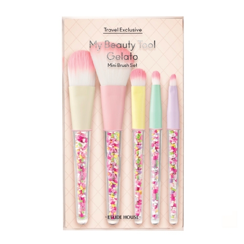 (最後出清)ETUDE HOUSE 我的美麗工具冰淇淋迷你刷具5件組