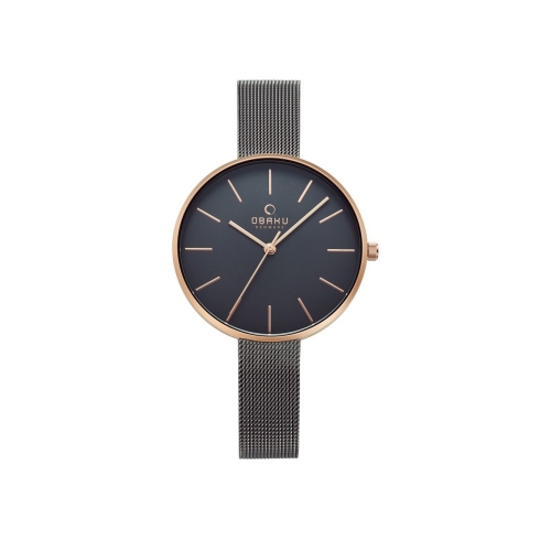 (特價品)OBAKU MYNTE系列 GRANITE 時尚米蘭錶帶腕錶