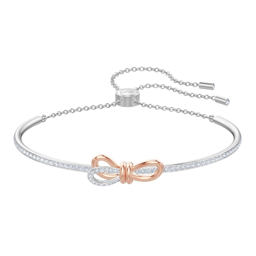 Swarovski 施華洛世奇 Lifelong Bow系列雙色蝴蝶結手環